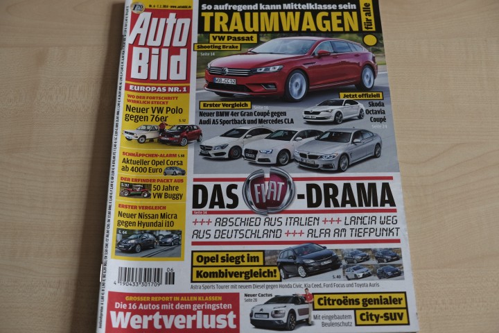 Deckblatt Auto Bild (06/2014)